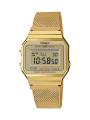 Casio Unisex Vintage Digital Watch - Gold