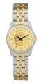 Ladies Silver Wristwatch w/ Gold Dial